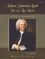 Book Cover for Bach Solo Lute Works for Guitar by Johann Sebastian Bach