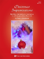 Book Cover for Christmas Improvisations Book 1 by Dennis Alexander