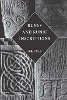 Book Cover for Runes and Runic Inscriptions by R.I. Page