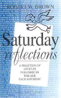 Book Cover for Saturday Reflections by Robert Brown