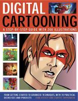 Book Cover for Digital Cartooning by Ivan Hissey, Curtis Tappenden