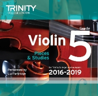 Book Cover for Trinity College London: Violin CD Grade 5 2016–2019 by 