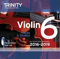 Book Cover for Trinity College London: Violin CD Grade 6 2016–2019 by 