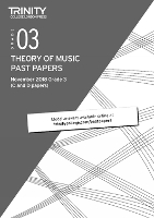 Book Cover for Trinity College London Theory of Music Past Papers (Nov 2018) Grade 3 by Trinity College London