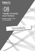 Book Cover for Trinity College London Theory of Music Past Papers (Nov 2018) Grade 8 by Trinity College London