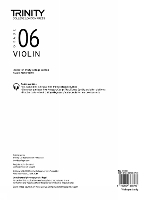 Book Cover for Trinity College London Violin Exam Pieces From 2020: Grade 6 (part only) by Trinity College London