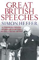 Book Cover for The Great British Speeches by Simon Heffer