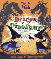 Book Cover for Dragon V Dinosaur by Helen Baugh