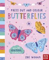 Book Cover for Press Out and Colour: Butterflies by Zoe Ingram
