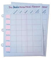 Book Cover for Dodo Pad Weekly Wipe-Clean Menu / Meal Planner by Rebecca Jay