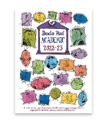 Book Cover for Dodo Pad Academic 2022-2023 Filofax-compatible A5 Organiser Diary Refill, Mid Year / Academic Year, Week to View A doodle-memo-message-engagement-calendar-organiser-planner for students, parents, teac by Lord Dodo