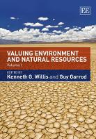 Book Cover for Valuing Environment and Natural Resources by Kenneth G Willis