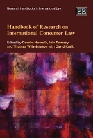 Book Cover for Handbook of Research on International Consumer Law by Geraint Howells