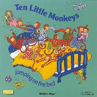 Book Cover for Ten Little Monkeys Jumping on the Bed by Tina Freeman