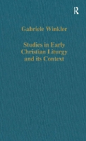 Book Cover for Studies in Early Christian Liturgy and its Context by Gabriele Winkler