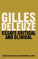 Book Cover for Essays Critical and Clinical by Gilles Deleuze