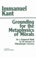 Book Cover for Grounding for the Metaphysics of Morals by Immanuel Kant