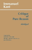 Book Cover for Critique of Pure Reason, Abridged by Immanuel Kant