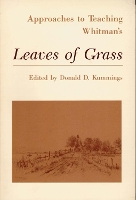 Book Cover for Approaches to Teaching Whitman's Leaves of Grass by Donald D. Kummings