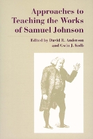 Book Cover for Approaches to Teaching the Works of Samuel Johnson by David R. Anderson