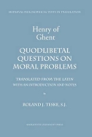 Book Cover for Quodlibetal Questions on Moral Problems by Henry Ghent