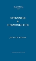 Book Cover for Givenness & Hermeneutics by Jean-Luc Marion