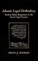 Book Cover for Islamic Legal Orthodoxy by Devin J Stewart