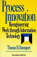 Book Cover for Process Innovation by Thomas H. Davenport