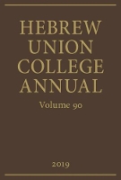 Book Cover for Hebrew Union College Annual by David H. Aaron