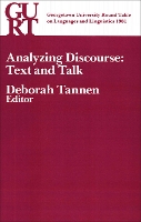 Book Cover for Georgetown University Round Table on Languages and Linguistics (GURT) 1981: Analyzing Discourse by Deborah Tannen