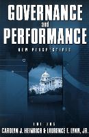 Book Cover for Governance and Performance by Carolyn J. Heinrich