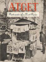 Book Cover for Atget by Benjamin Weiss