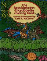 Book Cover for Reptalphabet Encyclopedia Coloring Book by Keith McConnell