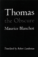 Book Cover for Thomas the Obscure by Maurice Blanchot