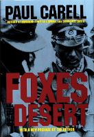 Book Cover for Foxes of the Desert by Paul Carell