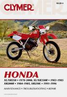 Book Cover for Honda XL/XR250 (1978-2000) & XL/XR350R (1983-1985) Motorcycle Service Repair Manual by Haynes Publishing