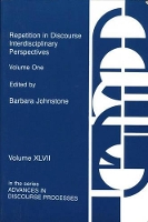 Book Cover for Repetition in Discourse by Barbara Johnstone