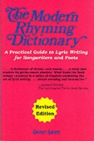 Book Cover for The Modern Rhyming Dictionar by Gene Lees