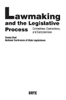 Book Cover for Lawmaking and the Legislative Process by Tommy Neal
