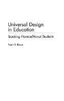 Book Cover for Universal Design in Education by Frank G. Bowe