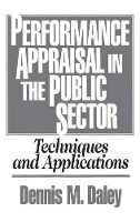 Book Cover for Performance Appraisal in the Public Sector by Dennis M. Daley