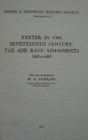 Book Cover for Exeter in the Seventeenth Century by W. G. Hoskins