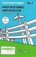 Book Cover for Chiltern Society Footpath Map No. 1 High Wycombe and Marlow by Nick Moon