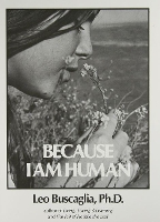 Book Cover for Because I am Human by Leo Buscaglia