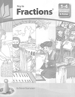 Book Cover for Key to Fractions, Books 1-4, Answers and Notes by McGraw Hill