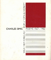 Book Cover for Weather Forecast For Utopia And Vici by Charles Simic