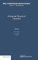 Book Cover for Advances in Structural Ceramics: Volume 78 by P F Becher