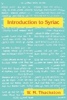 Book Cover for Introduction to Syriac by W M Thackston