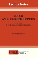 Book Cover for Color and Color Perception by David R Hilbert