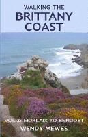 Book Cover for Walking the Brittany Coast Morlaix to Benodet by Wendy Mewes